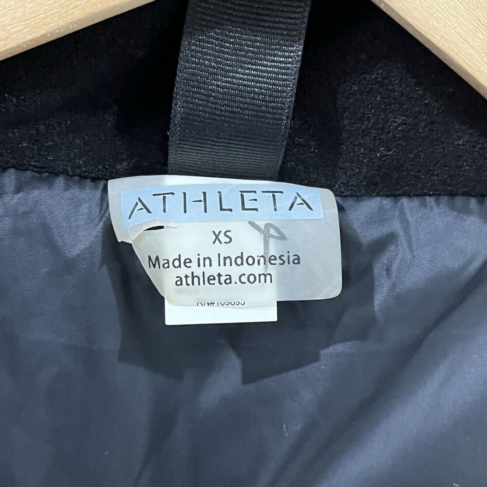 Athleta Down Filled Puffer Vest Womens XS Coat Paisley Puffer Pink Winter Floral - Picture 4 of 11